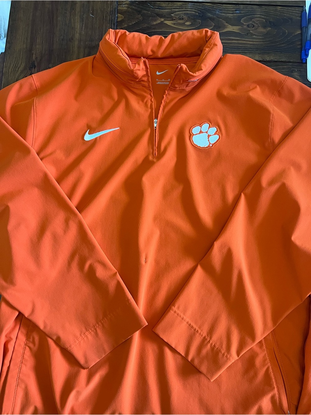 Nike Clemson Tigers 1/4 Zip Pullover Sz. XL